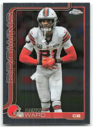 Denzel Ward 2025 Topps Chrome Cleveland Browns
