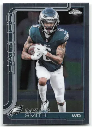 DeVonta Smith 2025 Topps Chrome Philadelphia Eagles