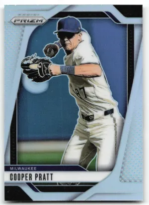 Cooper Pratt 2025 Panini Prizm Silver Prizms Milwaukee Brewers