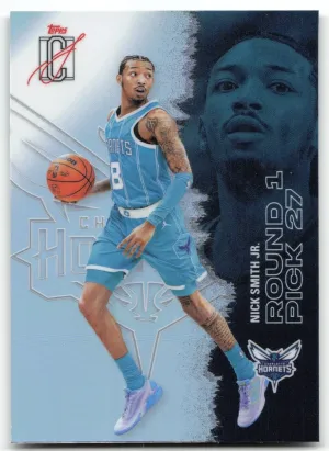 Nick Smith Jr. 2025-26 Topps Signature Class Chrome Refractors Charlotte Hornets