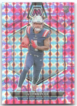 Ja'Lynn Polk 2024 Panini Mosaic Mosaic Camo Pink New England Patriots