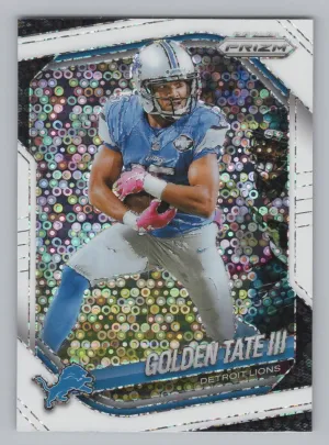 Golden Tate III 2025 Panini Prizm White Disco Detroit Lions