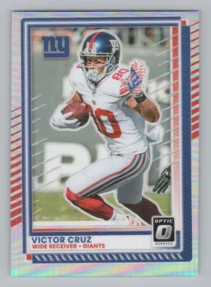 Victor Cruz 2025 Donruss Optic Holo New York Giants