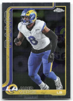 Jared Verse 2025 Topps Chrome Los Angeles Rams