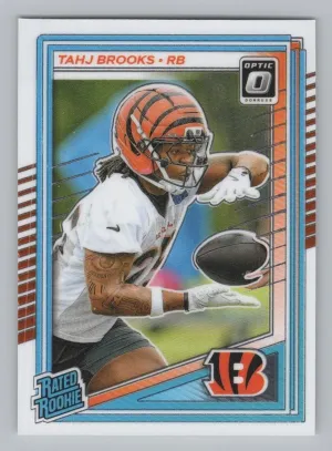 Tahj Brooks RC 2025 Donruss Optic Cincinnati Bengals