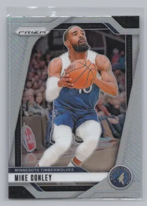 Mike Conley 2024-25 Panini Prizm Prizms Silver Minnesota Timberwolves