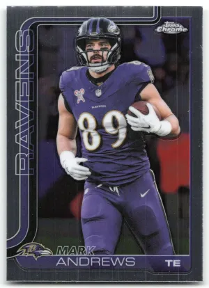 Mark Andrews 2025 Topps Chrome Baltimore Ravens