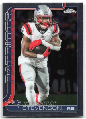 Rhamondre Stevenson 2025 Topps Chrome New England Patriots