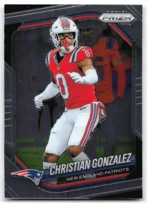 Christian Gonzalez 2025 Panini Prizm New England Patriots