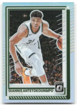 Giannis Antetokounmpo 2025-26 Donruss Optic Holo Milwaukee Bucks