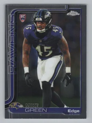 Mike Green RC Topps 2025 Chrome Baltimore Ravens