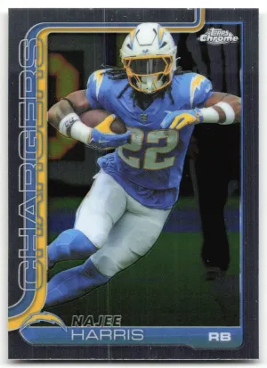 Najee Harris 2025 Topps Chrome Los Angeles Chargers