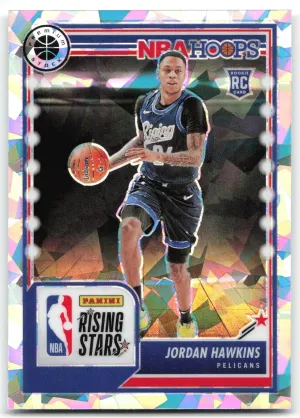 Jordan Hawkins Rookie 2023-24 Hoops Premium Stock Ice Prizm New Orleans Pelicans