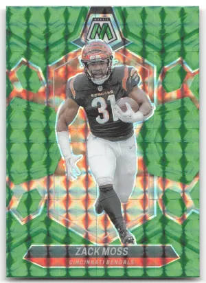 Zack Moss 2024 Panini Mosaic Mosaic Green Cincinnati Bengals