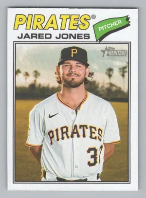 Jared Jones 2026 Topps Heritage Pittsburgh Pirates