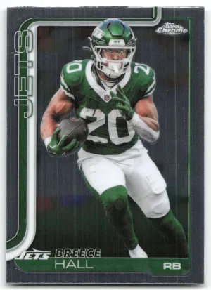 Breece Hall 2025 Topps Chrome New York Jets