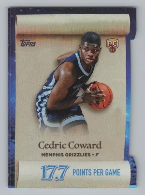Cedric Coward RC 2025-26 Topps Holiday Making The Nice List Grizzlies
