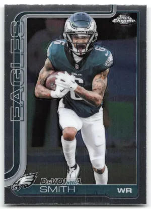 DeVonta Smith 2025 Topps Chrome Philadelphia Eagles