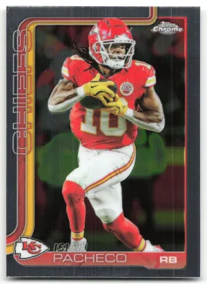 Isiah Pacheco 2025 Topps Chrome Kansas City Chiefs