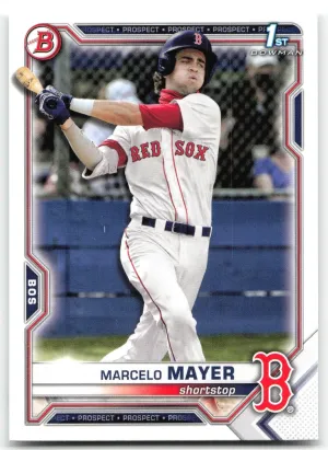 Marcelo Mayer 2021 Bowman Draft Red Sox