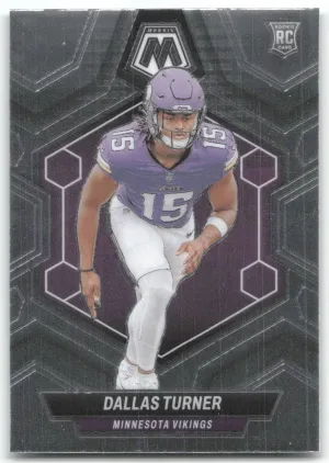 Dallas Turner Rookie 2024 Panini Mosaic Minnesota Vikings