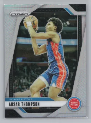 Ausar Thompson 2024-25 Panini Prizm Prizms Silver Detroit Pistons