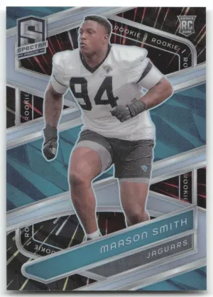 Maason Smith Rookie 2024 Panini Spectra Hyper #/75 Jacksonville Jaguars