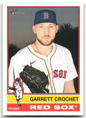 Garrett Crochet 2025 Topps Heritage Boston Red Sox