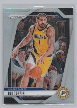 Obi Toppin 2024-25 Panini Prizm Prizms Silver Indiana Pacers