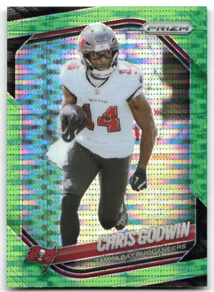 Chris Godwin 2025 Panini Prizm Neon Green Pulsar Buccaneers