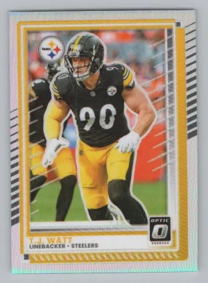 T.J. Watt 2025 Donruss Optic Holo Steelers