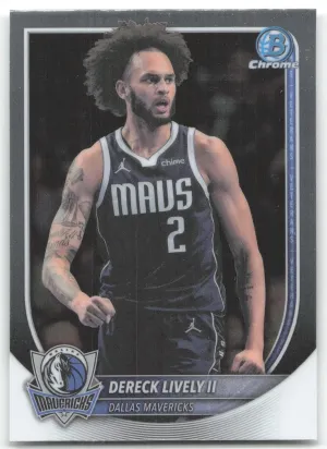 Dereck Lively II 2025-26 Bowman Chrome Dallas Mavericks