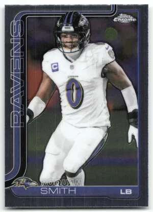 Roquan Smith 2025 Topps Chrome Baltimore Ravens