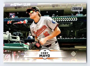 Coby Mayo RC 2025 Stadium Club Baltimore Orioles
