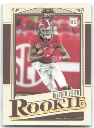 DeVonta Smith Rookie 2021 Panini Legacy Alabama Crimson Tide