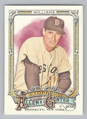 Ted Williams 2025 Topps Allen & Ginter Boston Red Sox