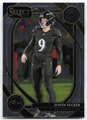 Justin Tucker 2024 Panini Select Baltimore Ravens
