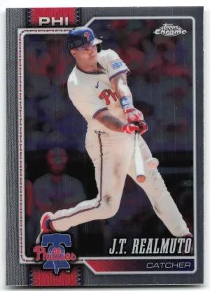 J.T. Realmuto 2026 Topps Chrome Philadelphia Phillies