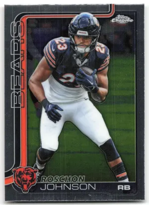 Roschon Johnson 2025 Topps Chrome Chicago Bears