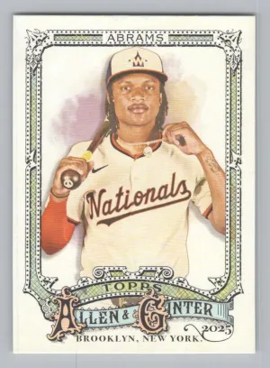 CJ Abrams 2025 Topps Allen & Ginter Nationals