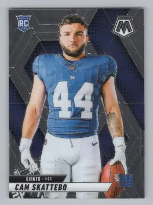 Cam Skattebo RC 2025 Panini Mosaic New York Giants