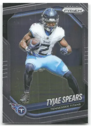 Tyjae Spears 2025 Panini Prizm Tennessee Titans