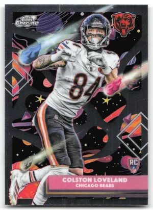 Colston Loveland Rookie 2025 Topps Chrome Cosmic Chicago Bears
