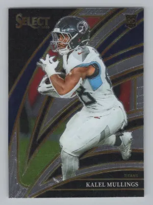 Kalel Mullings RC 2025 Panini Select Tennessee Titans