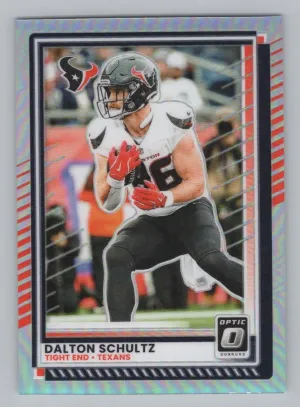 Dalton Schultz 2025 Donruss Optic Holo Houston Texans