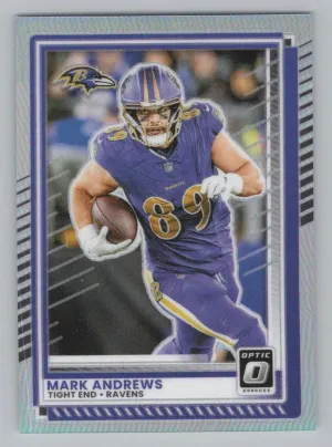 Mark Andrews 2025 Donruss Optic Holo Baltimore Ravens