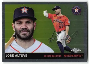 Jose Altuve 2025 Topps Chrome Platinum Houston Astros