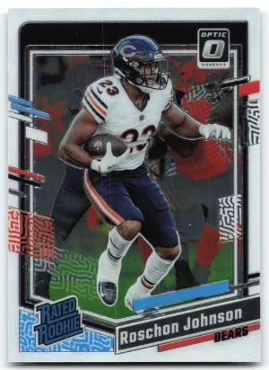 Roschon Johnson Rookie 2023 Donruss Optic Chicago Bears