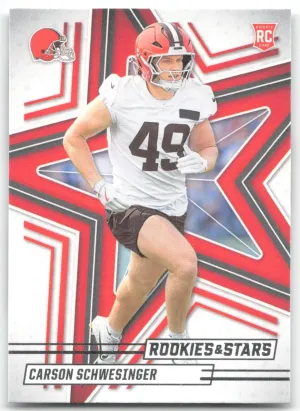 Carson Schwesinger Rookie 2025 Panini Rookies & Stars Cleveland Browns
