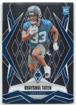 Bhayshul Tuten Rookie 2025 Panini Phoenix Jacksonville Jaguars